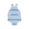 Saddle Ridge Stripe (Sarasota Sky) with Worth Avenue White