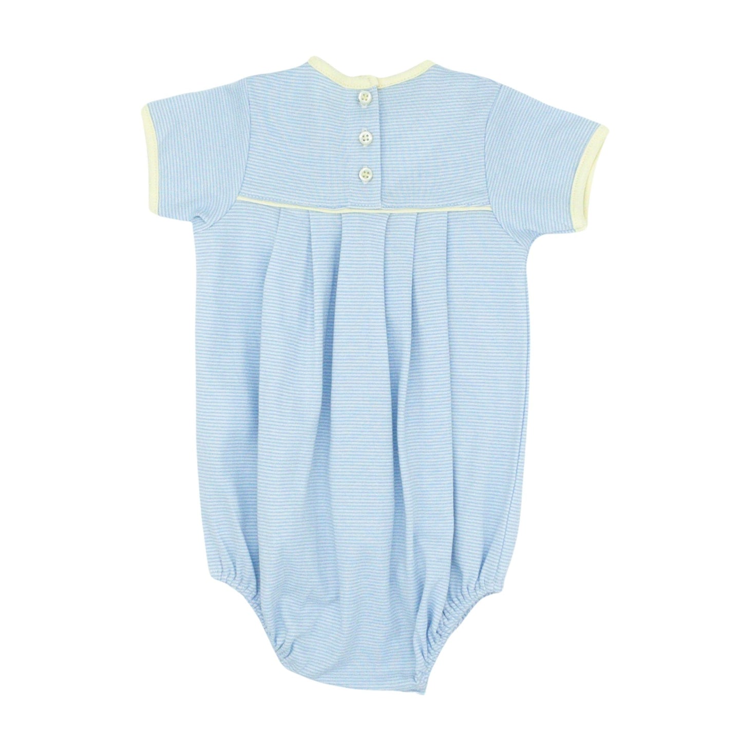 Sailboat Hand-embroidered Pima Romper