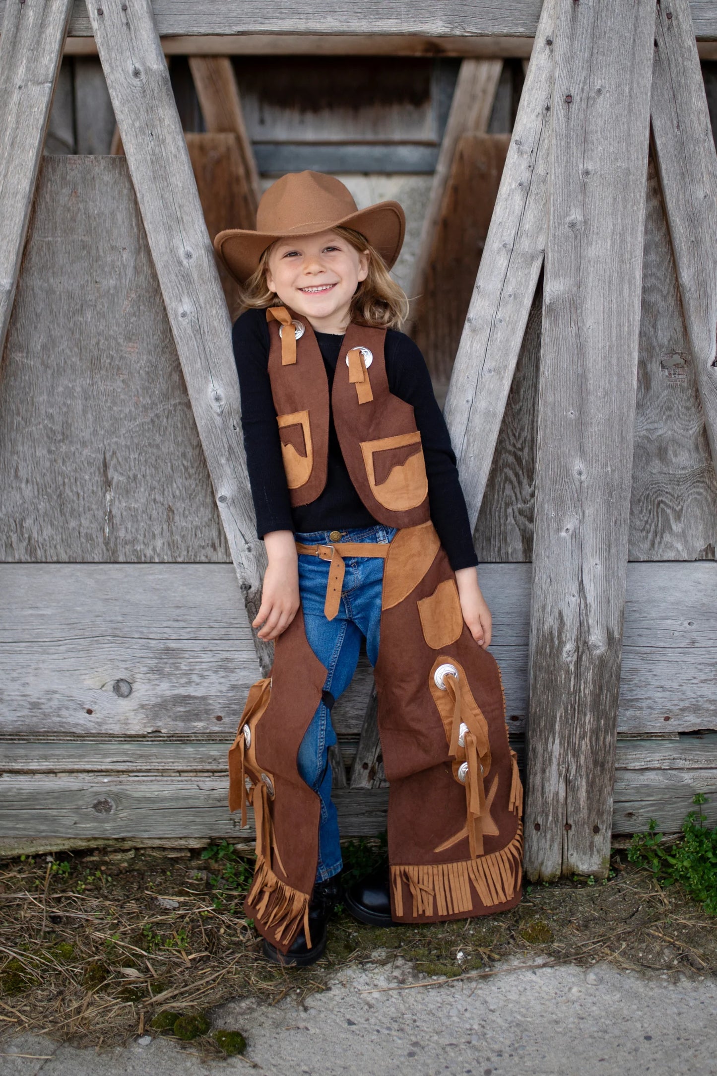 Cowboy Vest & Chaps Set