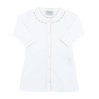 Pima Daygown with Roco Flower Hand-embroidery