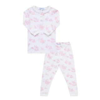 Girls Toile Pajamas