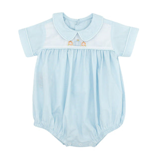 Boys Sawyer Bubble with Hand-embroidery - Pumpkins