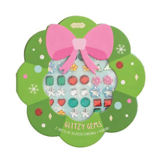 Christmas Glitz Gems Sticker Earrings