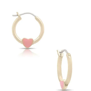 Heart Hoop Earrings