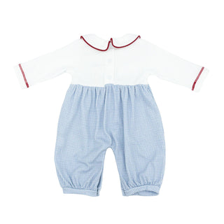 Boys Romper with Crochet Gingerbread Man