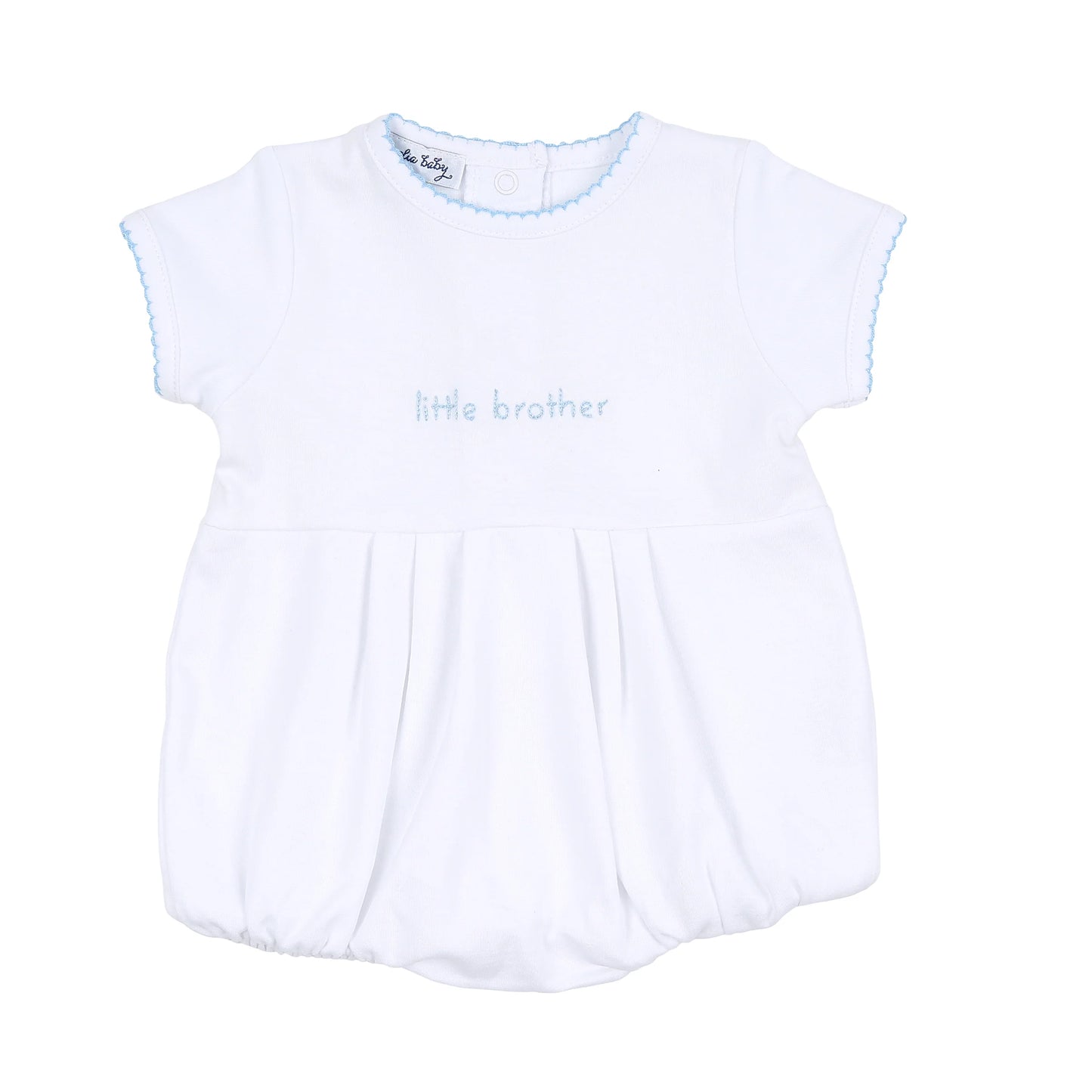 Little Brother Embroidered Bubble