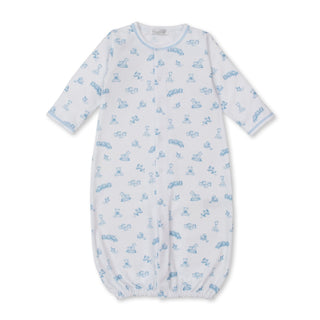 Printed Converter Gown - Vintage Toy Treasures - Light Blue