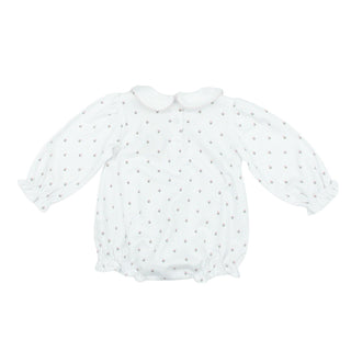 Girls Long-sleeve Collared Bubble - Rosebud Print