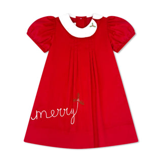 Eloise Dress - High Point Red Corduroy
