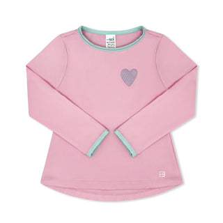 Bridget Basic Long-sleeve Tee - Cotton Candy Pink