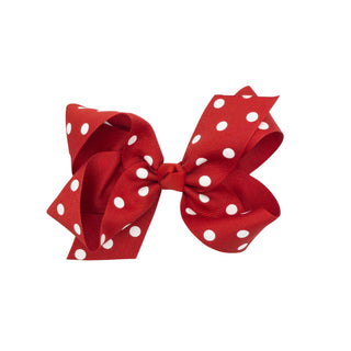 Polka Dot Hair Bow