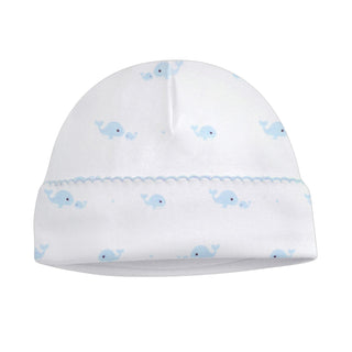Whale Print Pima Hat - FINAL SALE