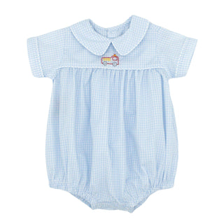 Tate Bubble with Hand-embroidery - Firetruck