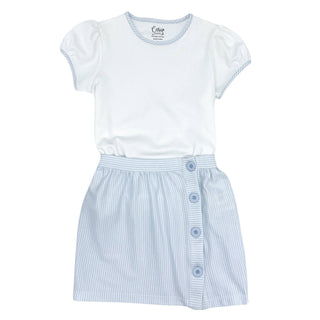 Pima Knit Skirt Set - FINAL SALE