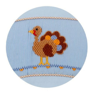 Boys Smocked Turkey Bubble
