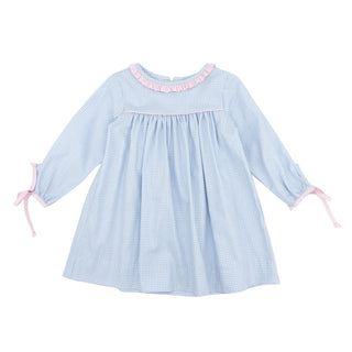 Christy Dress - Blue Gingham
