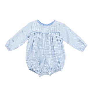 Andrew Long-sleeve Bubble - Blue Gingham