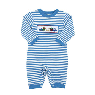Knit Luke Long Romper with Hand-smocking - Construction