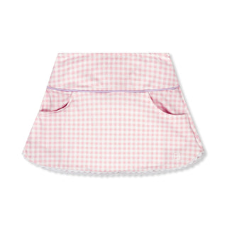 Tiffany Skort - Cotton Candy Pink Check