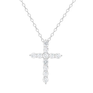 CZ Cross Necklace