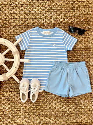 Carter Crewneck - Sarasota Sky Stripe