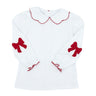 Red Bow on White