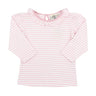 Pink Stripe on White