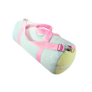 Seersucker Weekend Duffel - 1989 Colorblock
