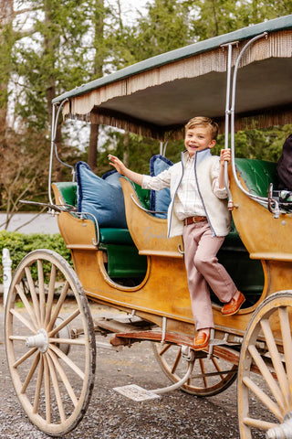 Prep School Pants - Twill - Gray Bay Brown