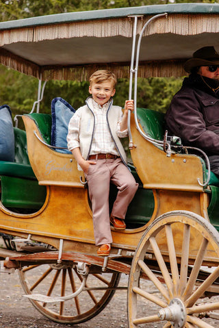 Prep School Pants - Twill - Gray Bay Brown