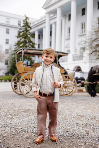 Prep School Pants - Twill - Gray Bay Brown