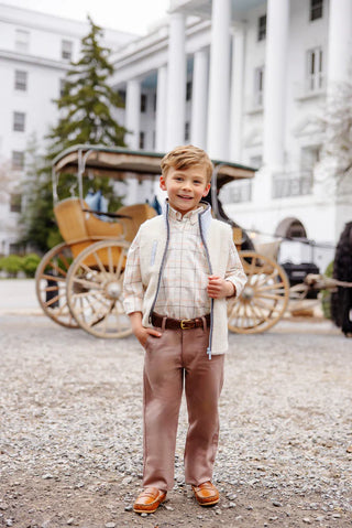 Prep School Pants - Twill - Gray Bay Brown