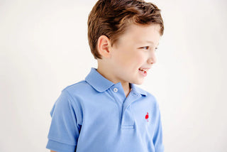 Prim & Proper Polo - Barbados Blue - FINAL SALE