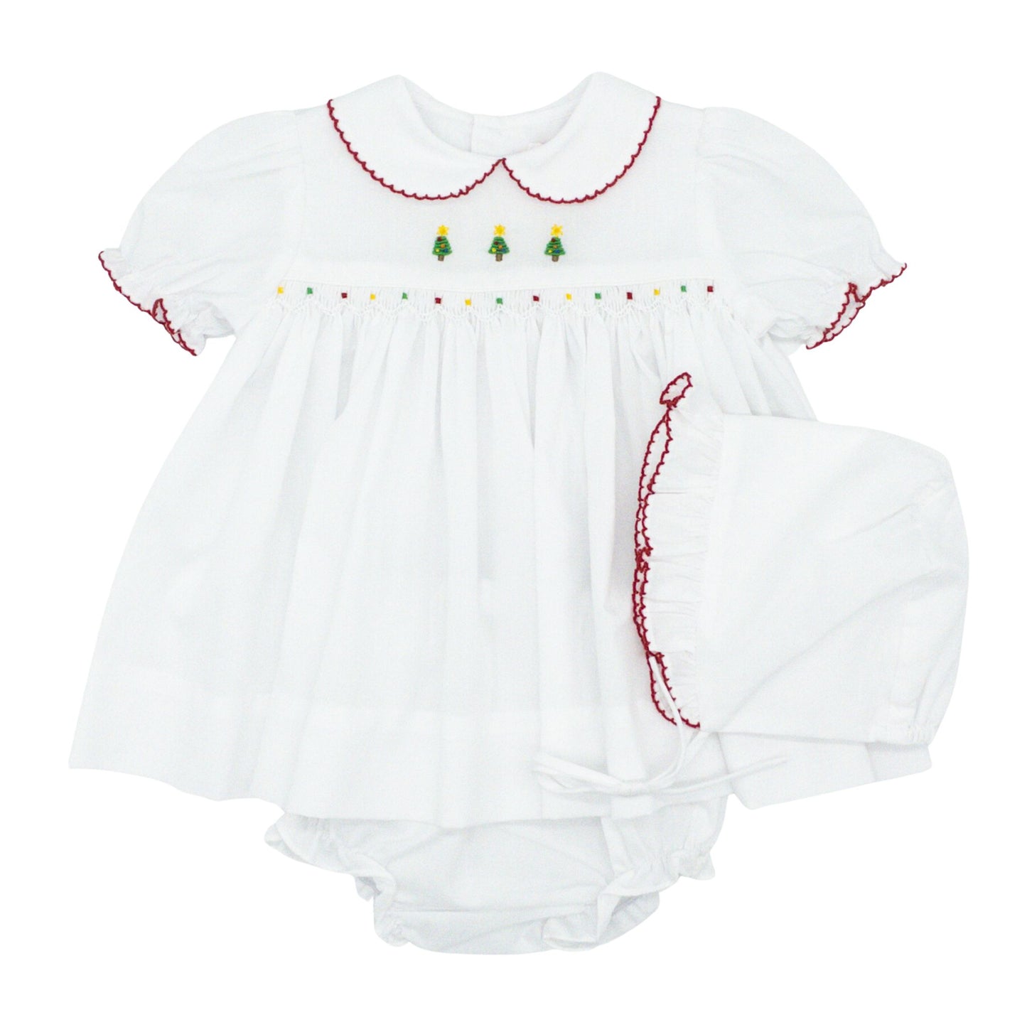 Batiste Dress with Bloomers and Hat