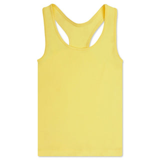 Ribbed Racerback Tank - Butter Yellow