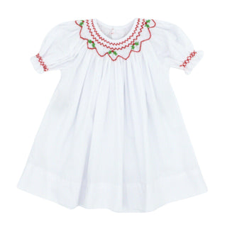 Georgette Bishop Dress with Hand-smocking - Hollies