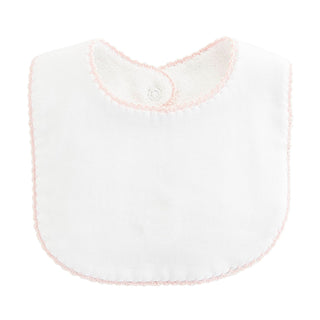 Pima Bib with Crochet Trim