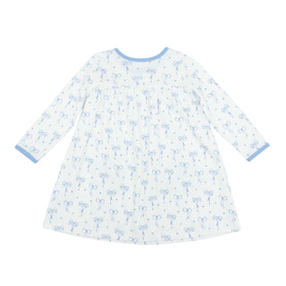 Knit Lennon Dress - Blue Bows