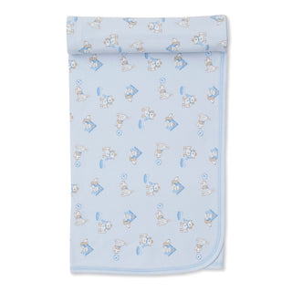 Printed Blanket - Pups in Action - FINAL SALE