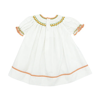 Bishop Dress and Pantaloons with Hand-smocked - Harvest