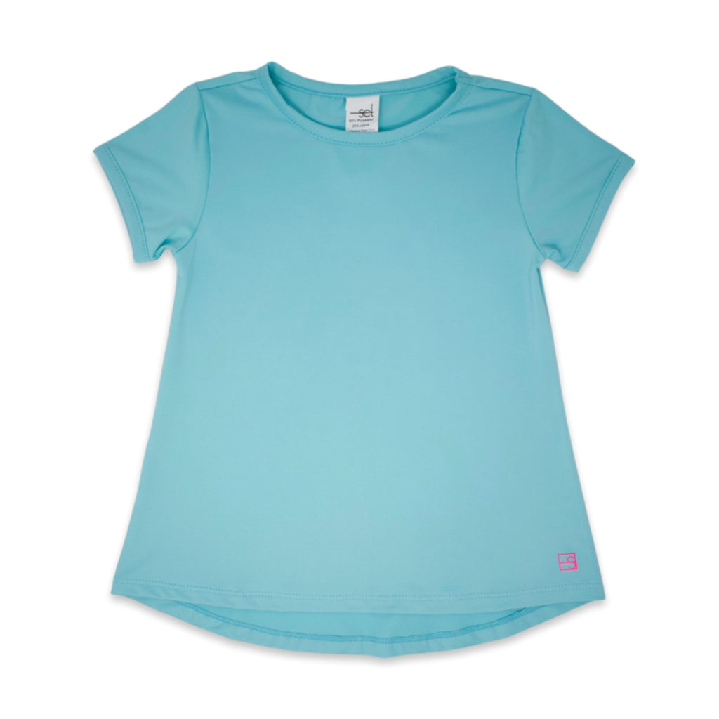 Set Athleisure Bridget Basic Tee, Cotton Candy Blue