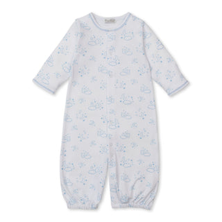 Printed Converter Gown - Cheerful Good Night - Light Blue