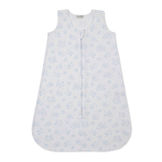 Printed Wearable Blanket - Cheerful Good Night - Light Blue
