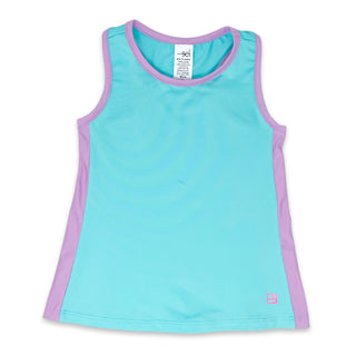 Riley Tank - Totally Turquoise with Petal Purple - FINAL SALE