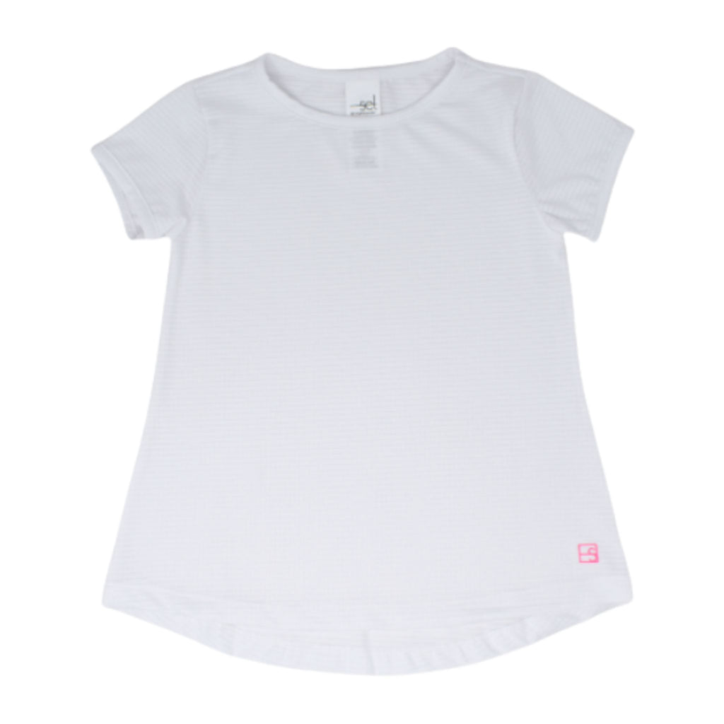 Set Athleisure Bridget Basic T, Cotton Candy Pink Minigingham