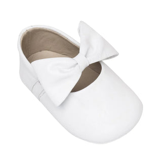 Baby Ballerina with Bow Crib Shoe