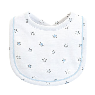 Printed Bib - Blue Little Stars
