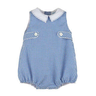 Boys Check Bubble with Tabs - FINAL SALE