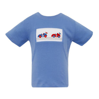 Boys Smocked T-shirt - Racecar