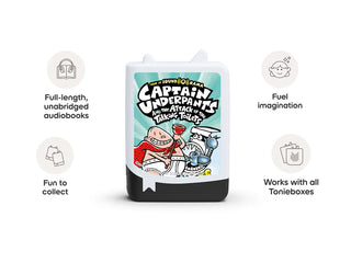 Audiobook Tonies 4 Pack - Captain Underpants